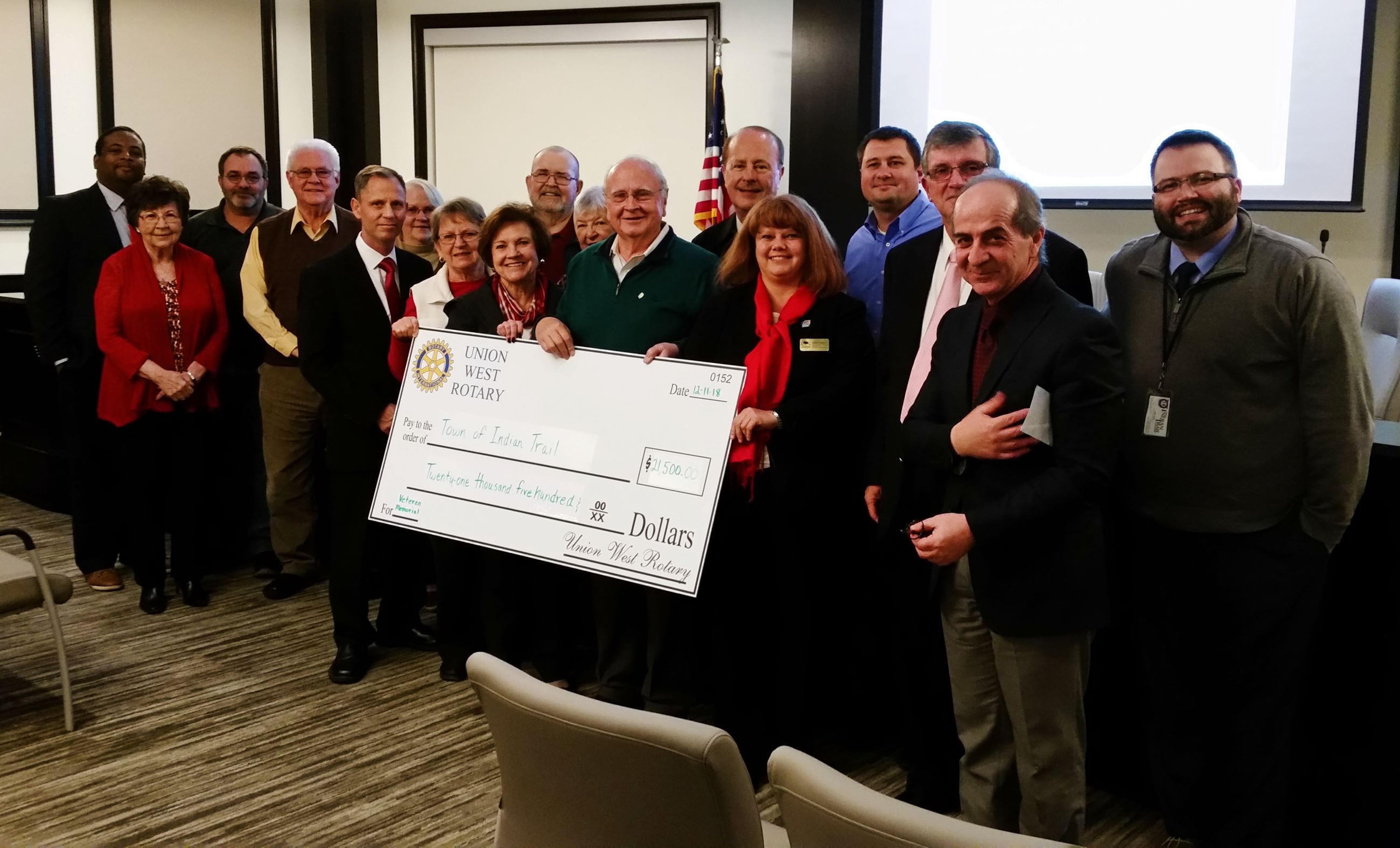 Rotary donation photo