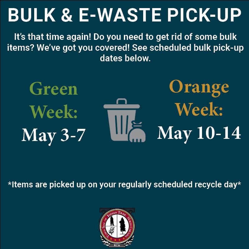 Bulk Pick-up May 3-14