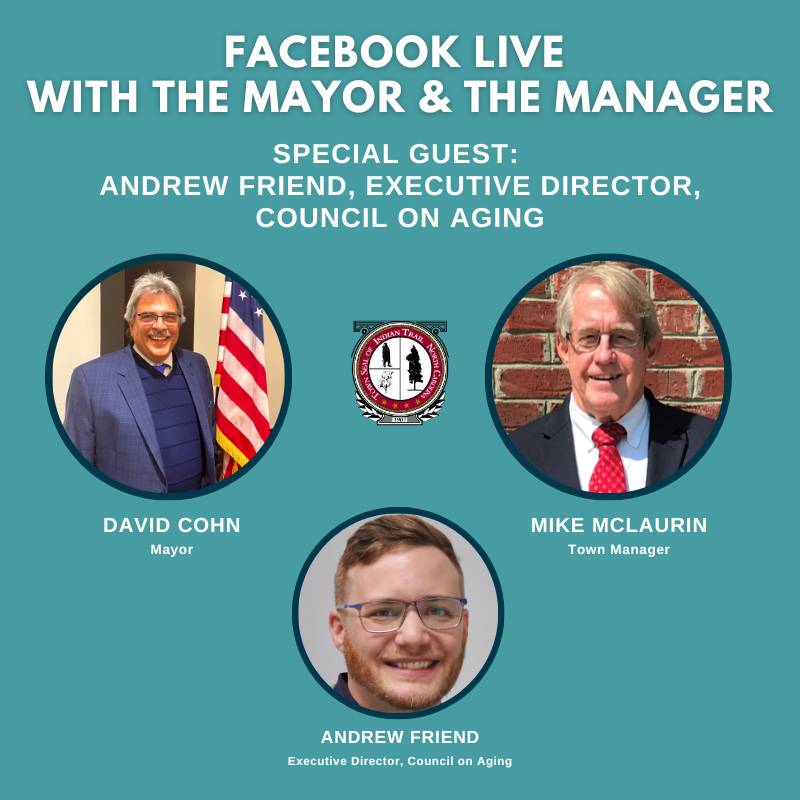 Facebook Live featuring the Council on Aging - Friday, May 26, at 1 p.m.