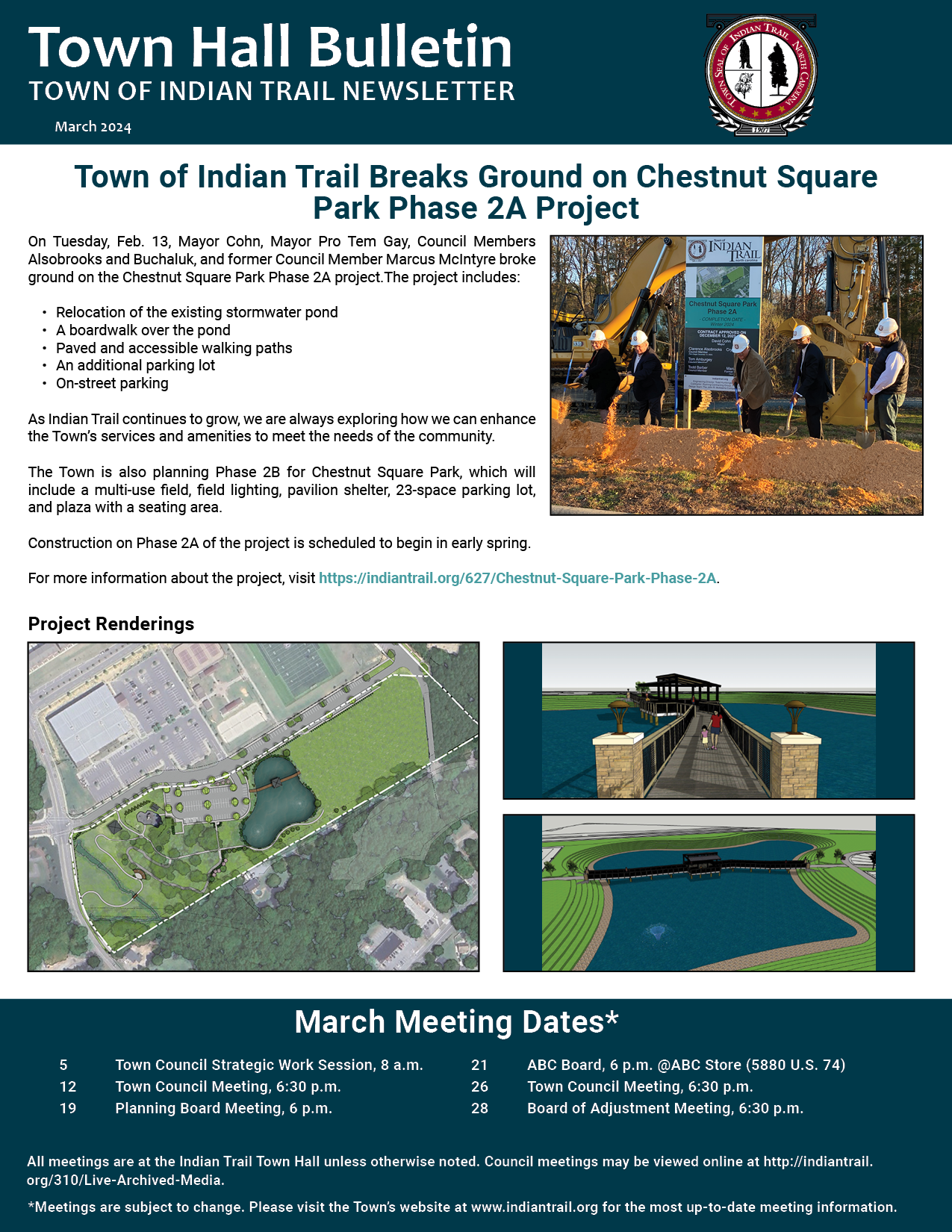 March Newsletter Cover Page