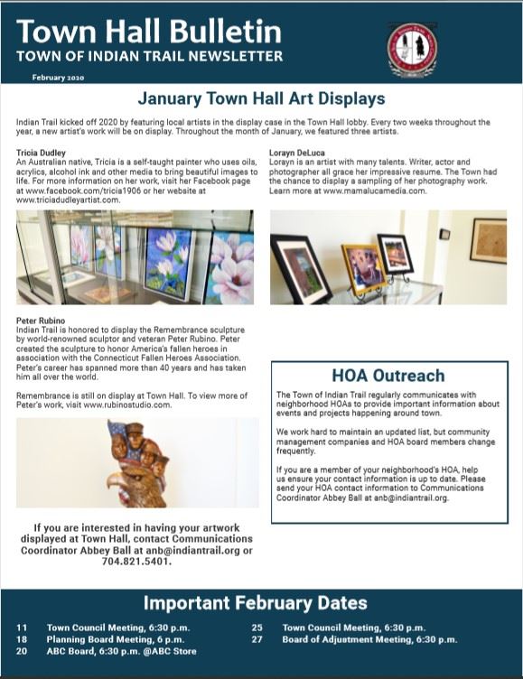 February Newsletter Cover