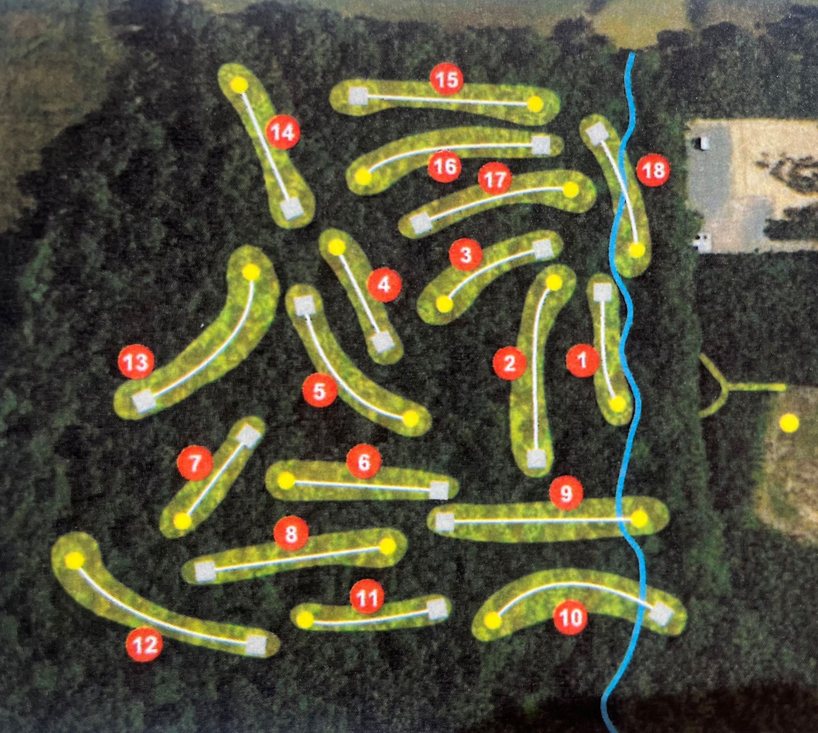 Disc Golf Course Map